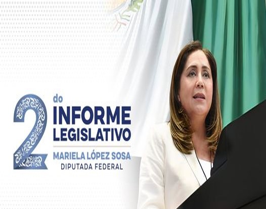 ESTE JUEVES 16 DE NOVIEMBRE, MARIELA LOPEZ SOSA
RINDE SU SEGUNDO INFORME DE ACTIVIDADES LEGISLATIVAS